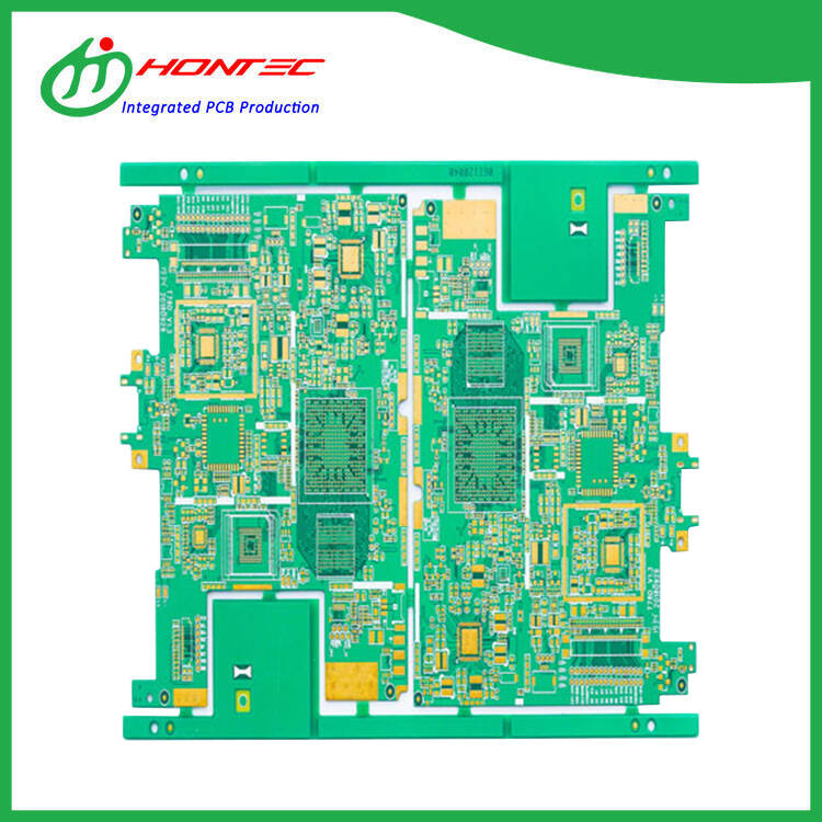 bakır macun dolu delikli PCB